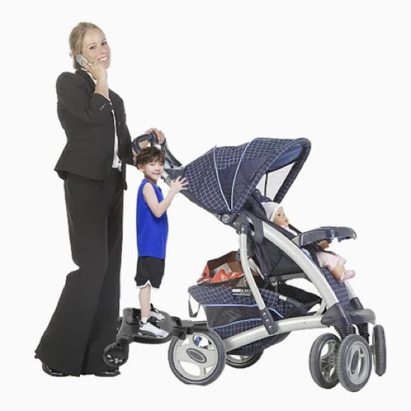 NEW! Universal Stroller Board with Detachable Seat 2in1 Sit and Stand Black - Picture 2 of 10